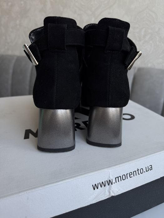 Ботинки натуральний замш ексклюзив 24см