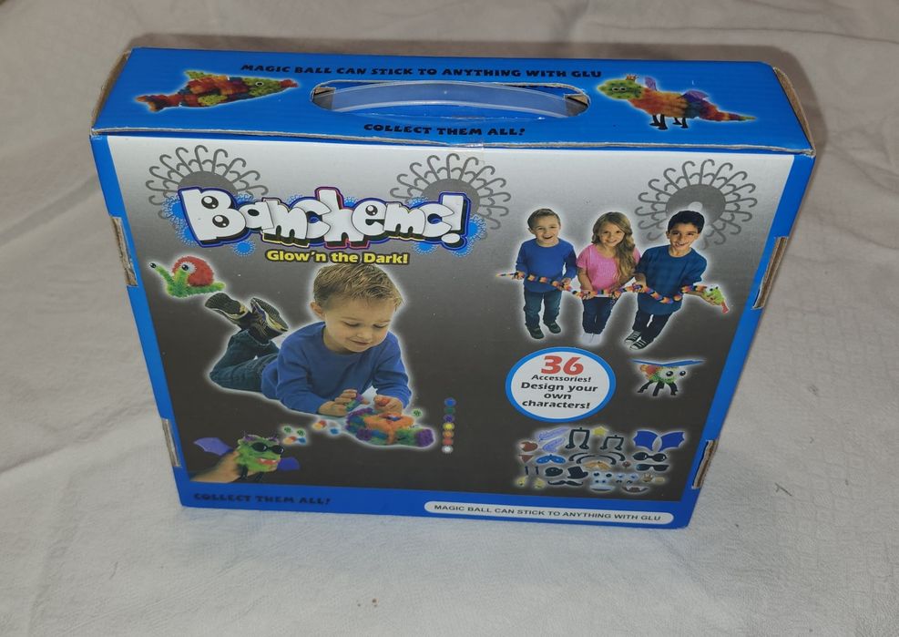 Конструктор-липучка Банчемс 300 деталей + 36 аксесуарів.