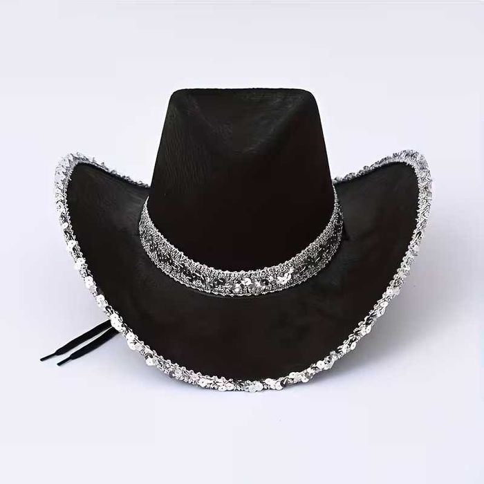 Kapelusz kowbojski w stylu retro.