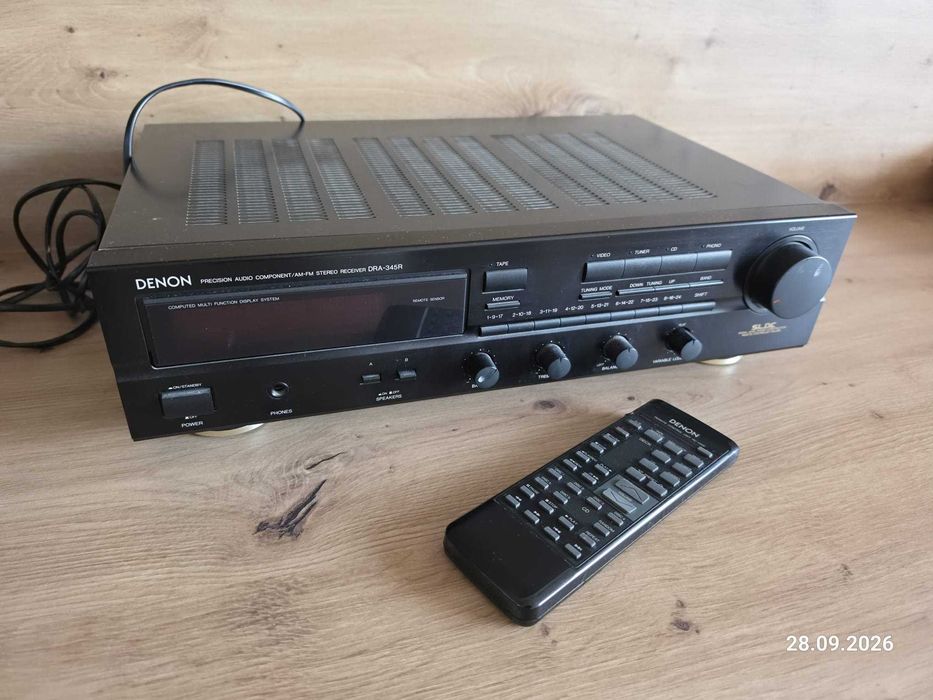 Denon DRA-345R amplituner stereo + pilot