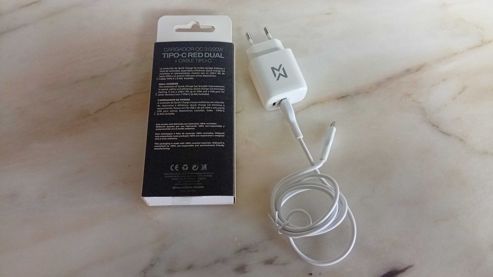 Carregador QC 3.0/20W MidMovil