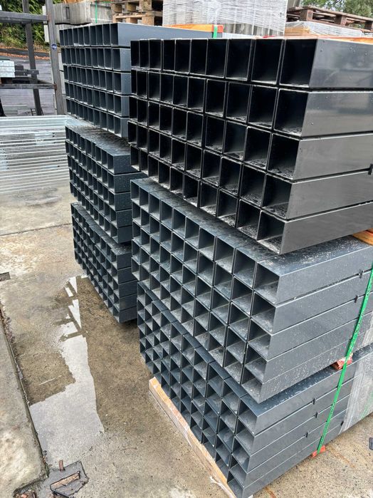 Słupek 100x100x3  230cm Antracyt Czarne 2.6m Grafit