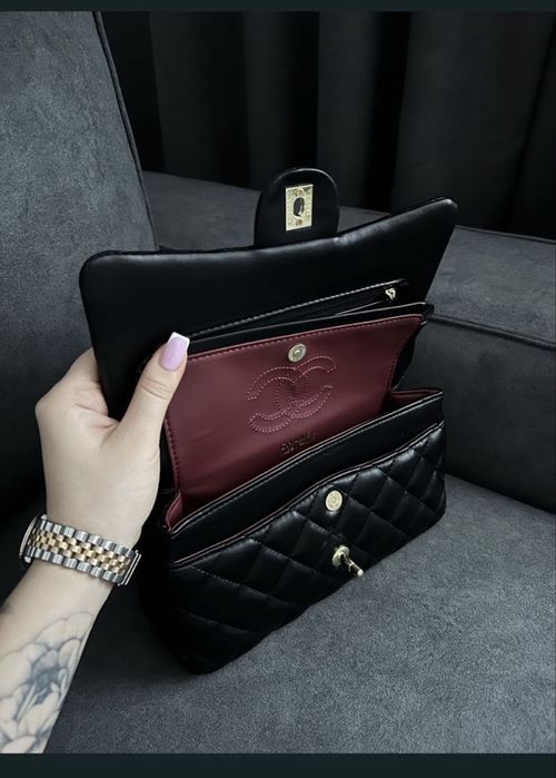 Mala de senhora em pele