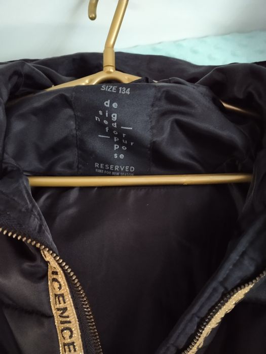 Kurtka płaszczyk zima 134 dziewczynka