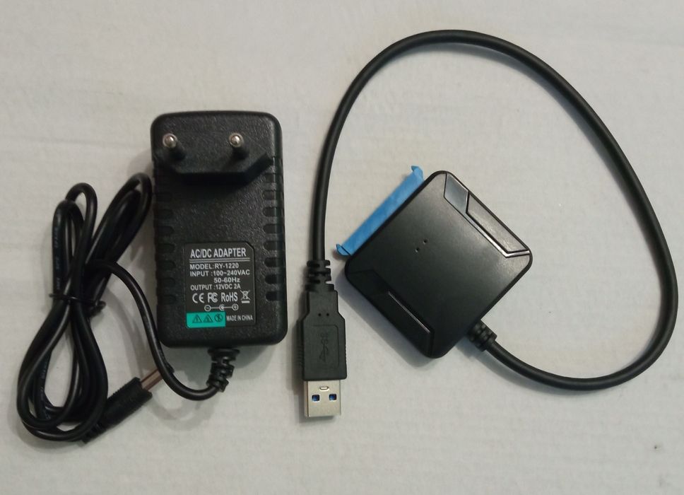 Адаптер SATA-USB 3.0 с блоком питания