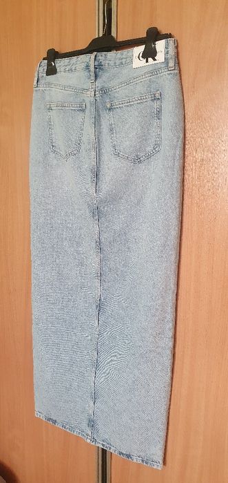 Długa spódnica jeansowa Calvin Klein