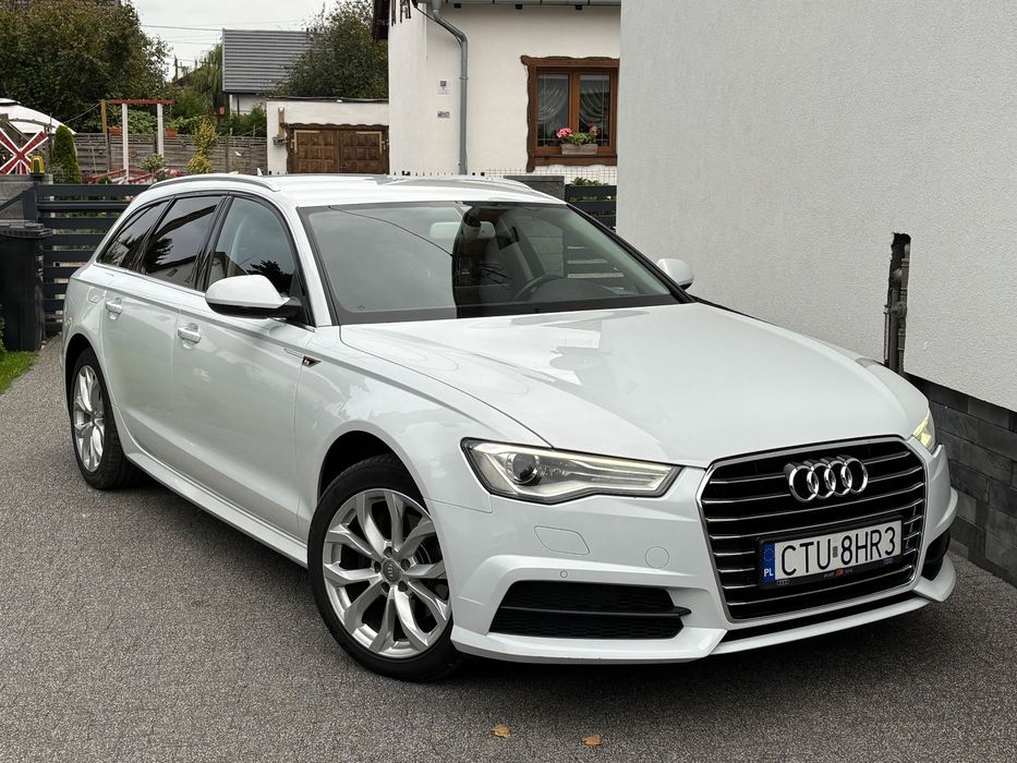 Audi A6 Avant 2.0TDI 190KM 2016 Stronic Sline oryginał /ALU18/skóry/e.klapa/Carplay