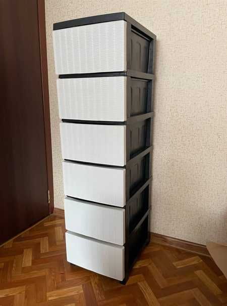 Комод пластиковий / пластиковый комод — компактний, місткий, Акція