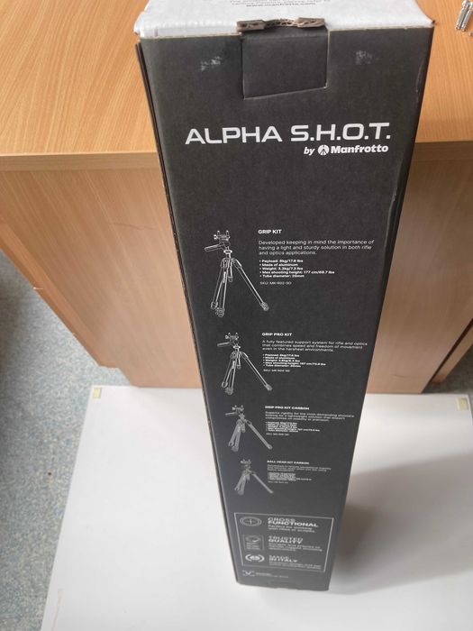 Карбоновий штатив Manfrotto ALPHA S.H.O.T. Grip PRO Kit (MK-R05-SD)