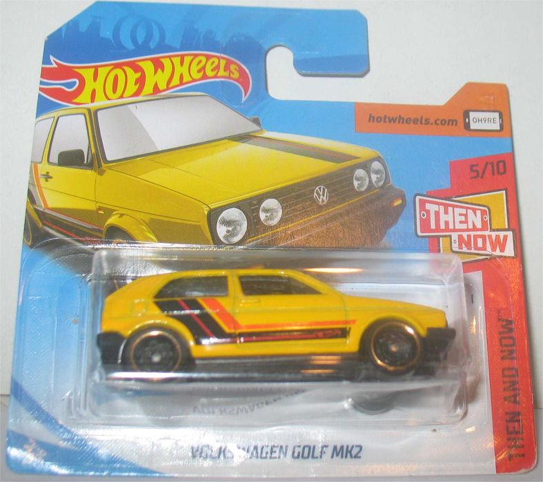 Hot Wheels - Volkswagen Golf MK2 (amarelo - 2018)