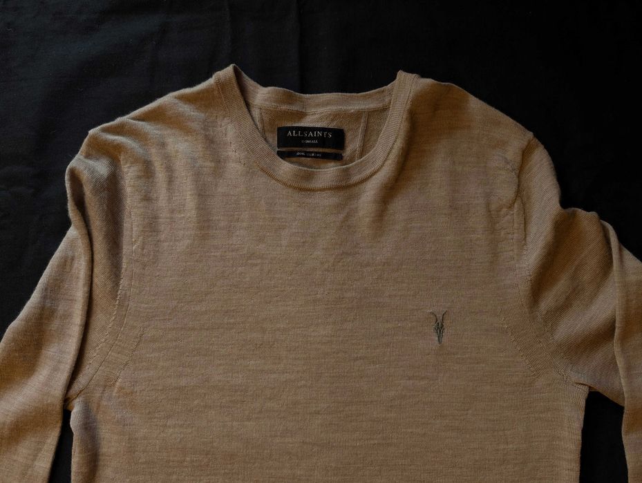 Sweter męski wełna merino ALL SAINTS