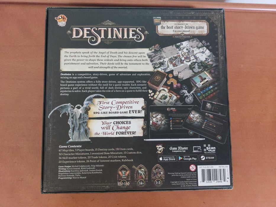Destinies, English edition (Board Game, Jogo de Tabuleiro)