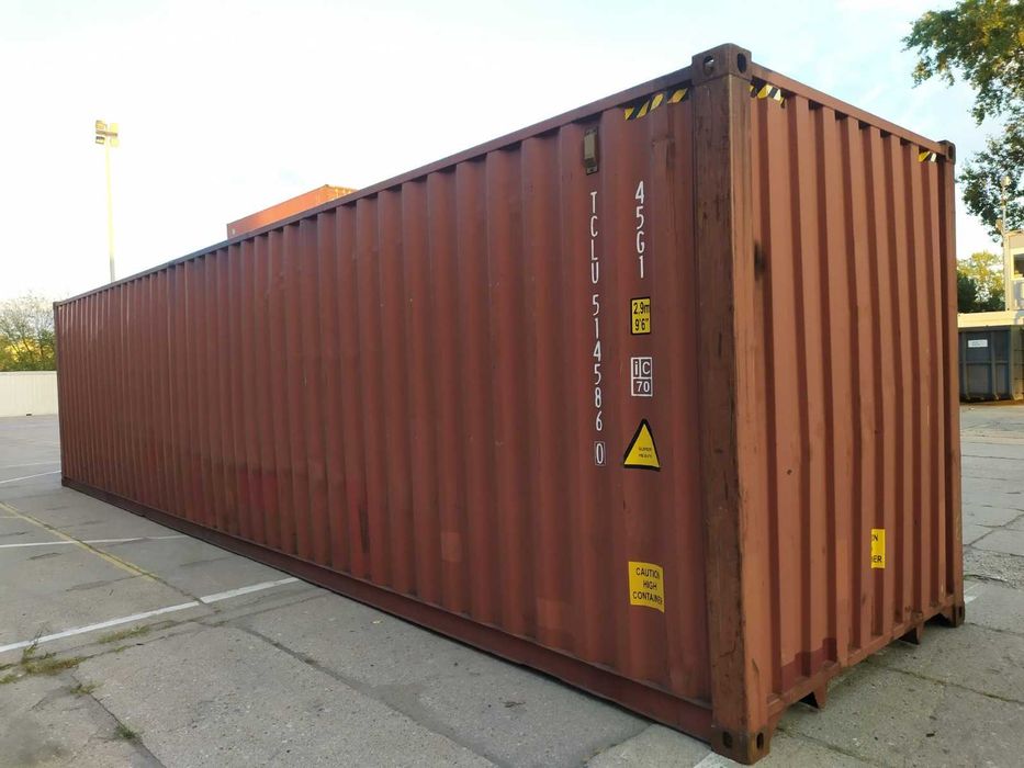 Kontener Morski 40 HC Używany Transport Dostawa