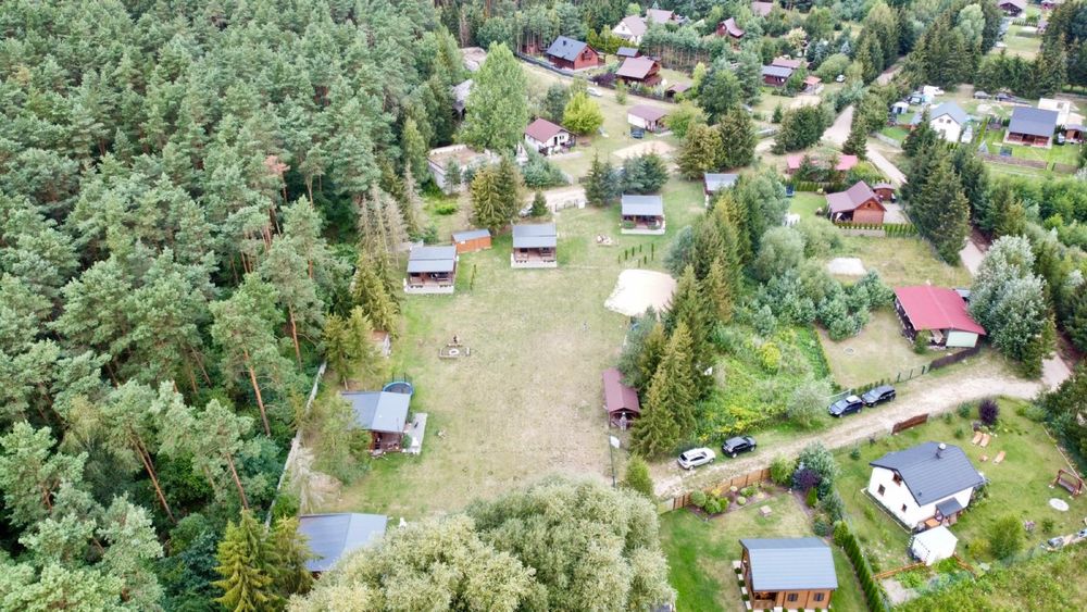 Nowoczesne domki nad jeziorem wynajem Anastazewo klimatyzacja 6 osób