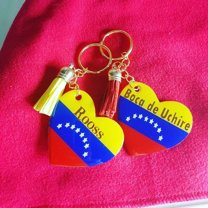 Porta chaves personalizados de VENEZUELA. Envio gratis