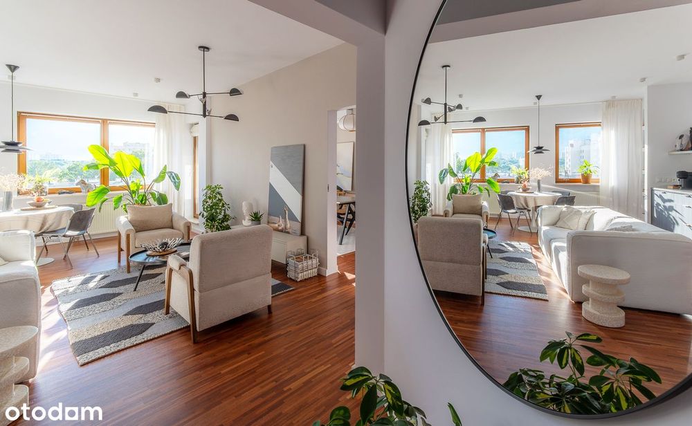 LUKSUSOWY 4 pok apartament PANORAMICZNY widok PARK SIELECKI, 2 garaże