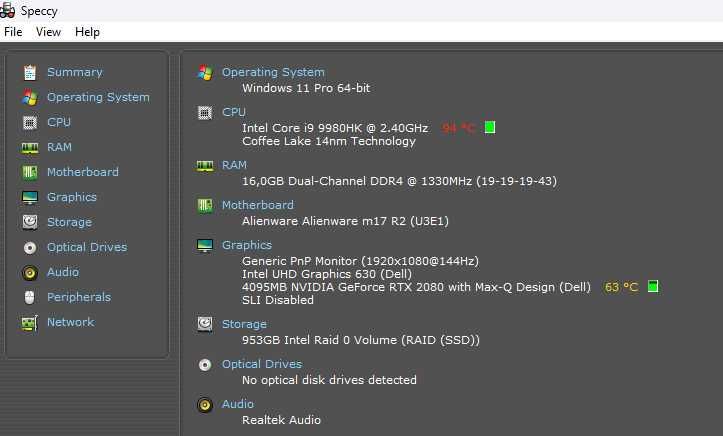 Alienware Alienware m17 R2