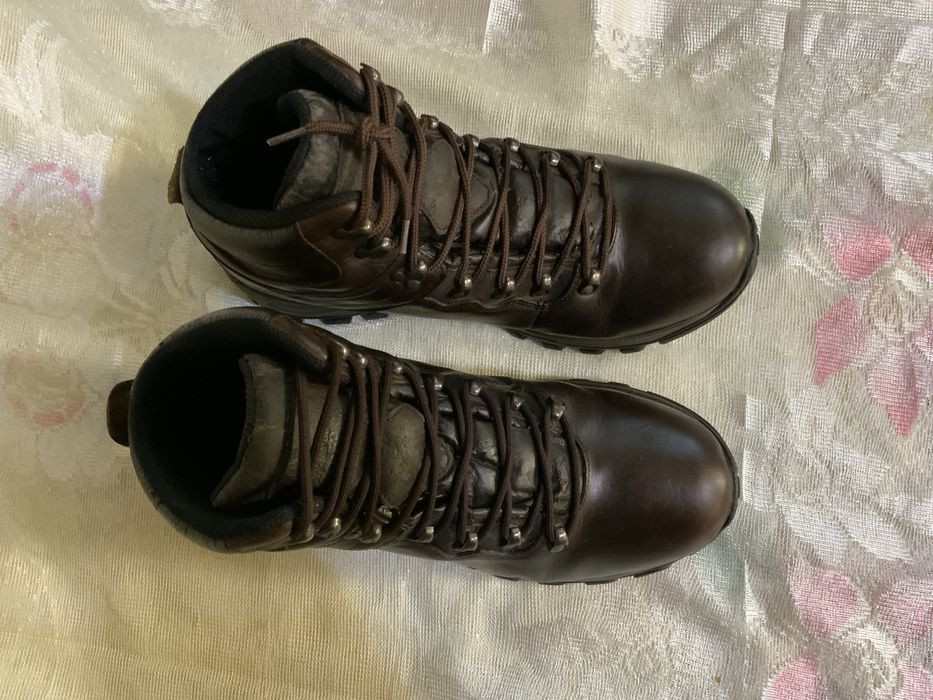 Кожаные теплые зимние ботинки Peter Storm. Размер 45, стелька 29.5 см