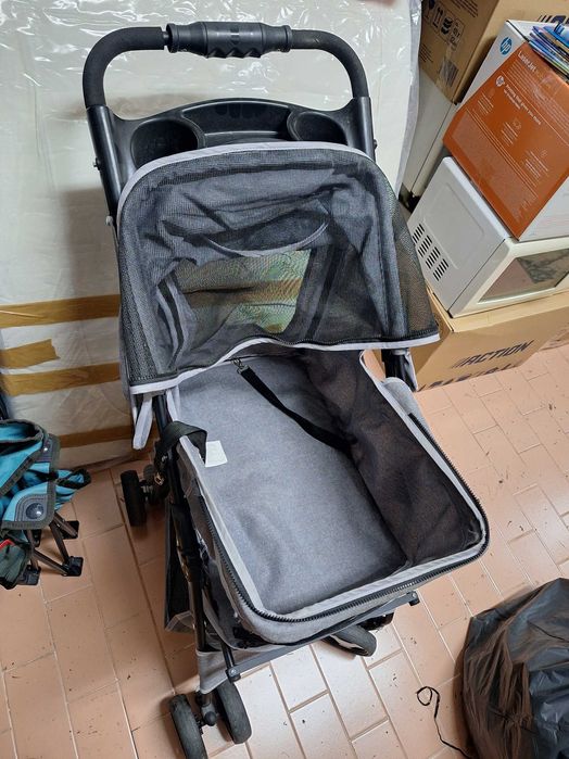 Carrinho de Passeio para Cães/Gatos Mobiclinic Pets (Até 15kg)