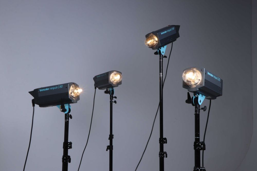 Conjunto 4 Flashes Broncolor miniplus C8064586016561665123