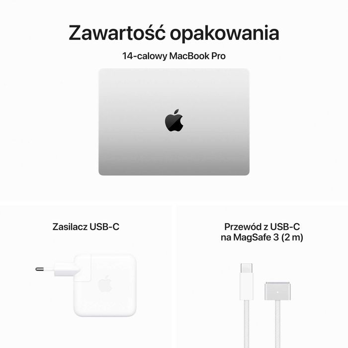 MacBook Pro 14" M3|8GB|1TB SSD|Fabrycznie Nowy| 3-lata Apple Care+ |SL