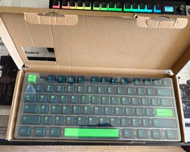 keycaps zielone stan bardzo dobry