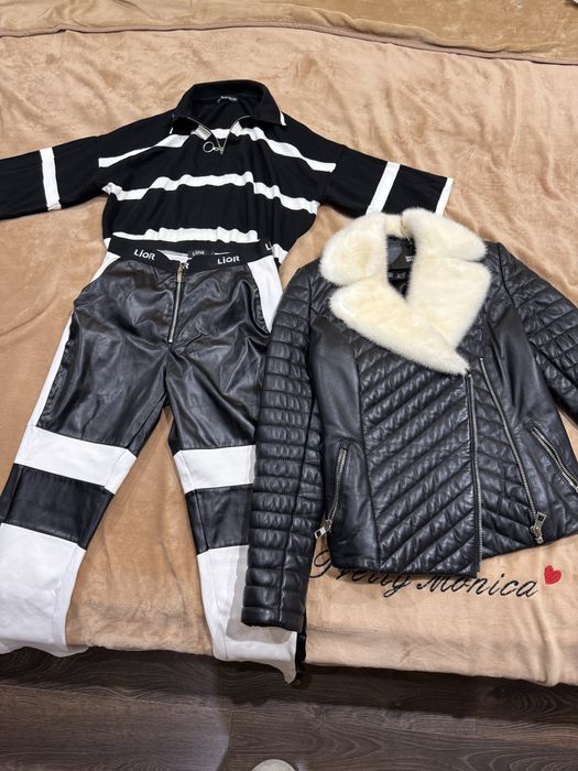 Куртка кожа, воротник норка МЛ