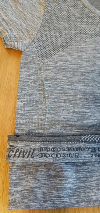 T-shirt Crivit bezszowy