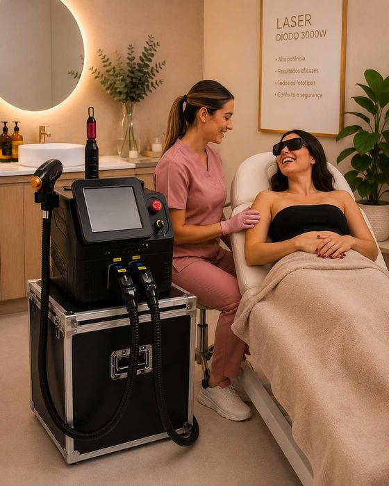 Máquina depilação a laser Multifunções