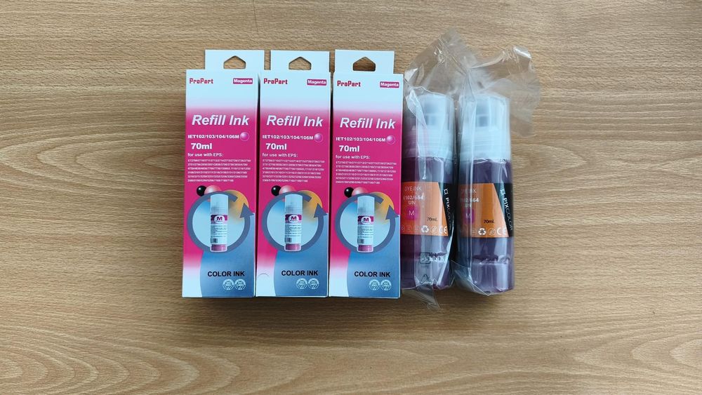 Garrafas de tinta Epson Ecotank 102