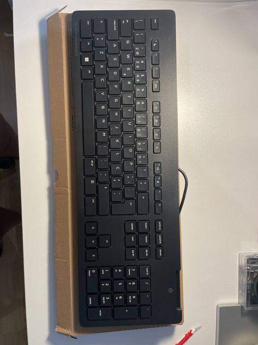 Teclado HP com leitor de cartão
