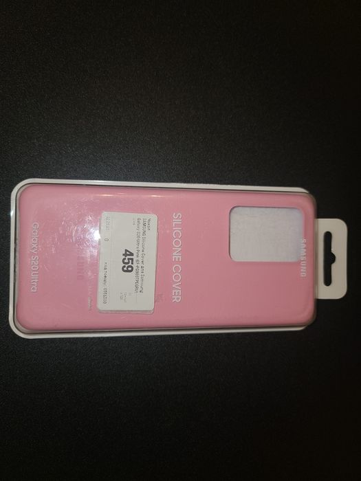 Чехол накладка  Samsung S20 Ultra Silicone Розовый (EF-PG988TPEG)