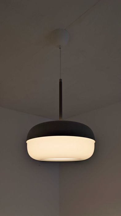 Candeeiro suspenso IKEA BLÅSVERK bege 37 cm, excelente estado