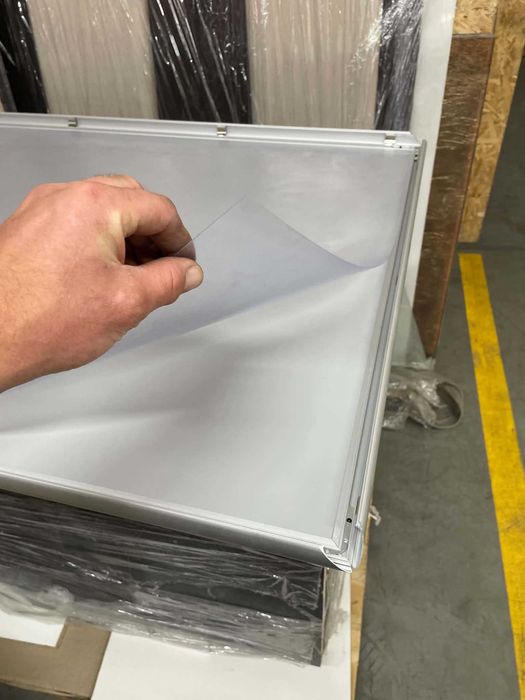 10 szt ram plakaty aluminium szare 103x73 cm