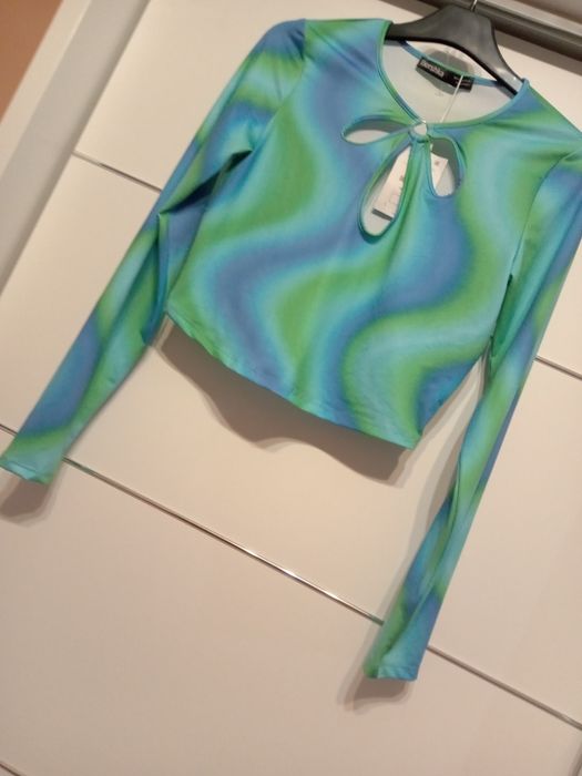 Kroptopowa bluzeczka Bershka nowa