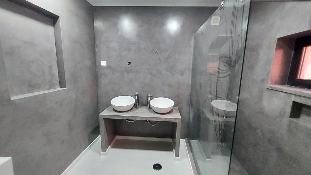 Microcimentos/Epoxy/Vitrificação de betão/ Pinturas int/ext,ucretes