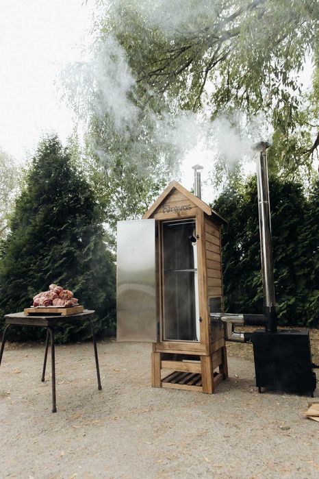 Автономна Коптильня холодного та гарячего копчення ПРАЦЮЄ БЕЗ СВІТЛА