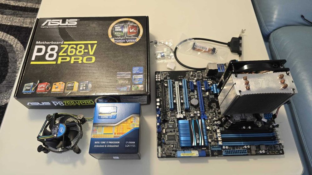 Płyta główna Asus P8Z68-V PRO + Intel i7-2600k + Thermaltake CONTAC29