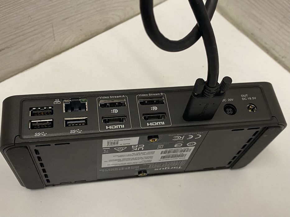 Док-станція Targus USB-C Dual 4K (Model: DOCK192-A)