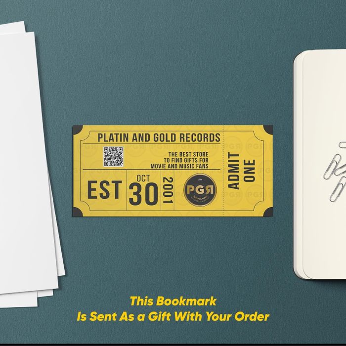 Iron Maiden – Winylowa Płyta w Ramie z Złotym Kolorem