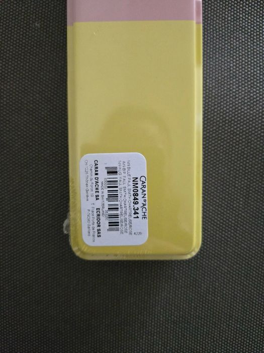 Ручка Caran d'Ache 849 Paul Smith Chartreuse Yellow  Rose Pink + пенал