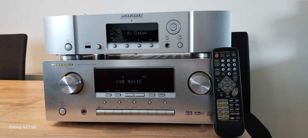Amplituner Marantz SR4300 plus odtwarzacz sieciowy Marantz  NA 7004
