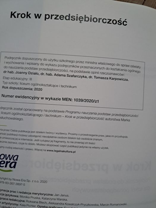 Krok w przedsiębiorczość