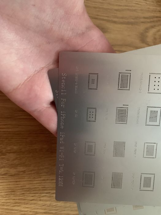 Трафарет для реболлінгу 3 штуки