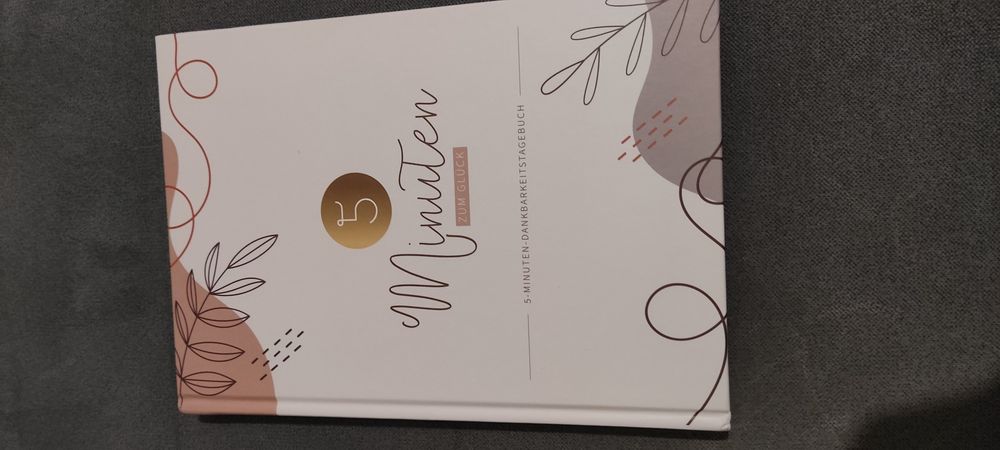 5 minutowy dziennik dla zdrowia i szczęścia notes