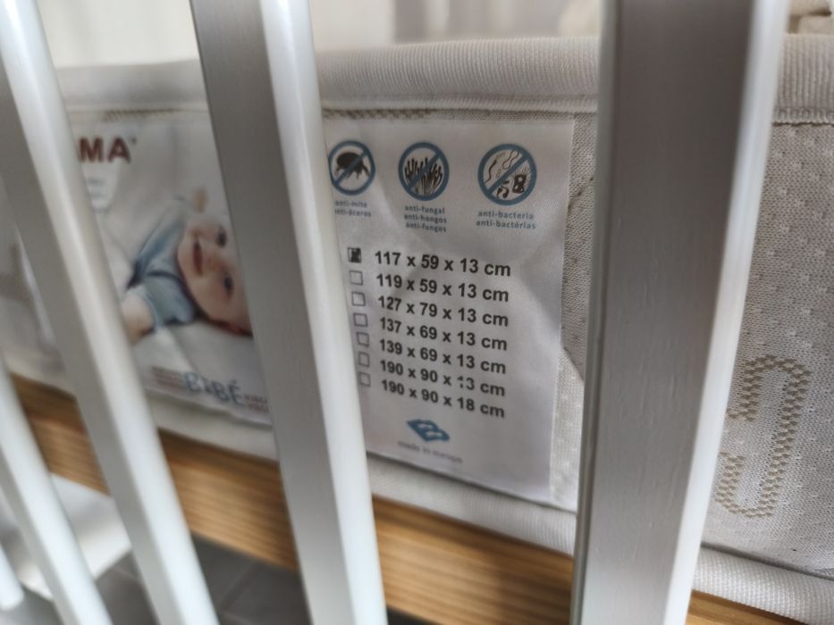 Cama bebé TRAMA regulável