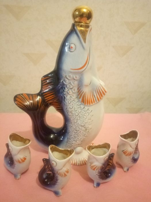 Набор  рыбок  позолота