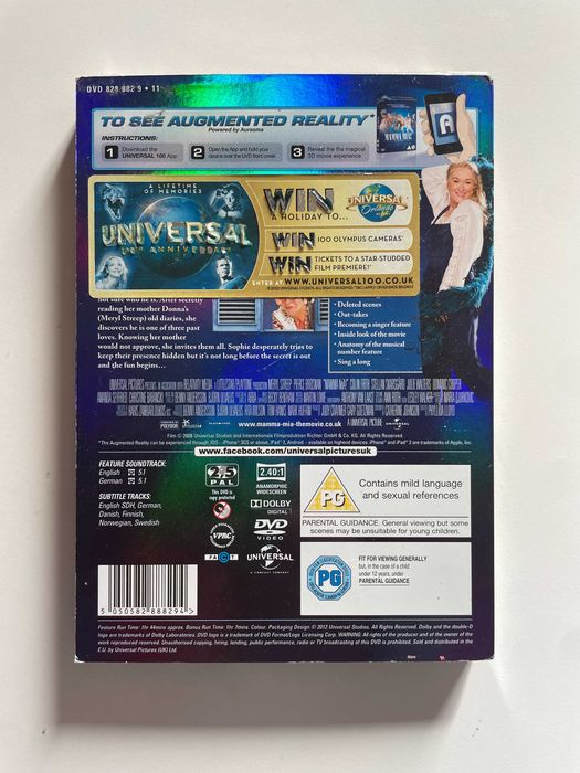 Mamma Mia! Augmented Reality Edition [DVD Sealed]