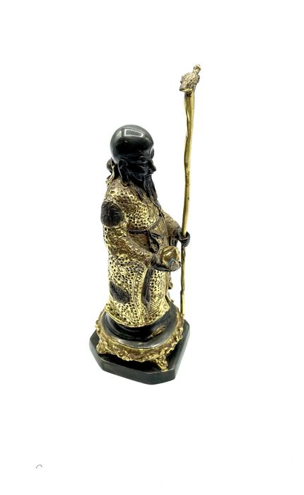 Buda/ monge em bronze antigo oriental
