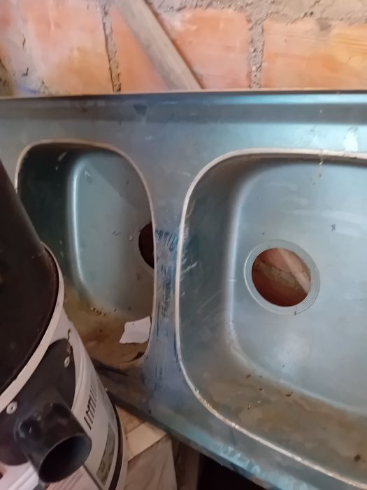 Lava loiça inox duas pias